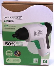 Black+Decker Cordless Screwdriver Reviva 3.6V Li-ion 1.5Ah REVSD4C