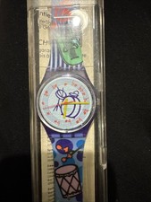 Rare 1992 Swatch Originals GV104 Tuba musical instruments watch NEW & BOXED