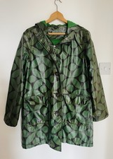 Womens Coat Raincoat Green