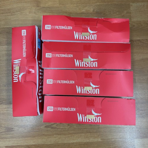 Winston empty cigarette tubes - winston,
