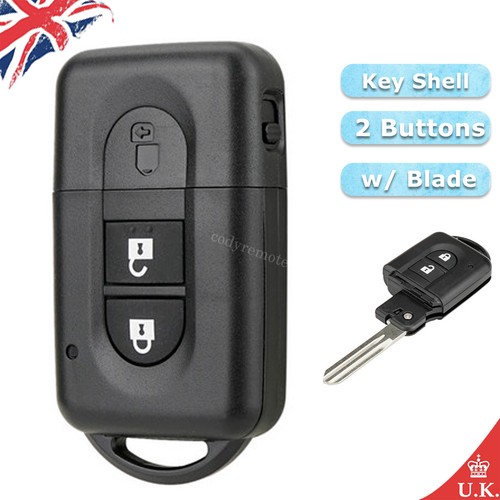 Button remote fob - shell, key