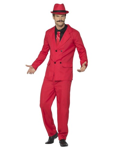Smiffys zoot suit red size - suit,, (size