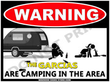 Personalized Camping Sign -