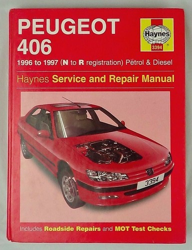 Haynes peugeot 406 - peugeot, 1996-1997