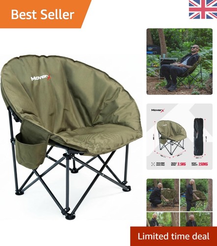 Foldable moon camping chair - foldable,