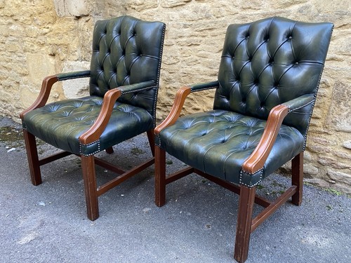Gainsborough green leather - green,