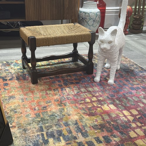 Vintage style footstool - vintage,