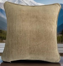 An 18 Inch Cushion Cover In Laura Ashley Orla Gold  Fabric
