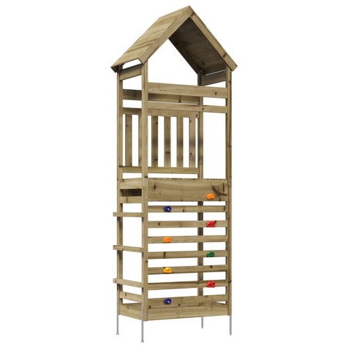 Outdoor play tower natural - outdoor,