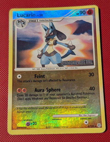 Pokemon lucario 6 130 - pokemon, 6/130