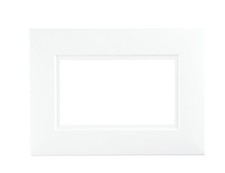 Securlec Double Socket Switch Surround Finger Plate White Pack of 2 DIY