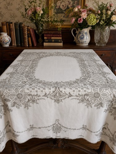 Vintage hand embroidered linen - vintage, hand-embroidered