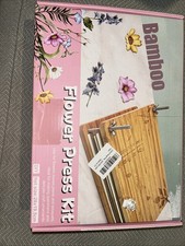 Bamboo Flower Press Kit Brand New In Box with Instructions