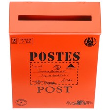 Vintage Letter Mail Post Box Mailbox Letter Box Retro Post Box Outdoor Metal