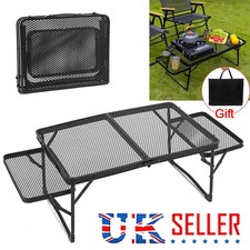 Portable Folding Camping Table BBQ Storage Kitchen Outdoor Catering Coffee