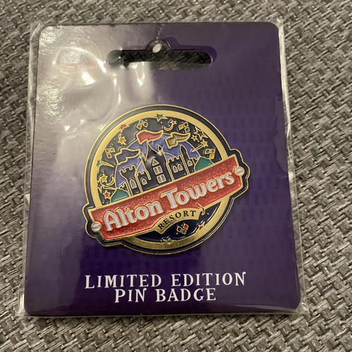 Alton towers resort pin - towers, badge