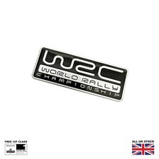 Rally Badge Black Brushed Aluminium
