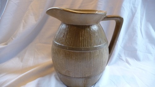 Large stoneware barrel jug - large,