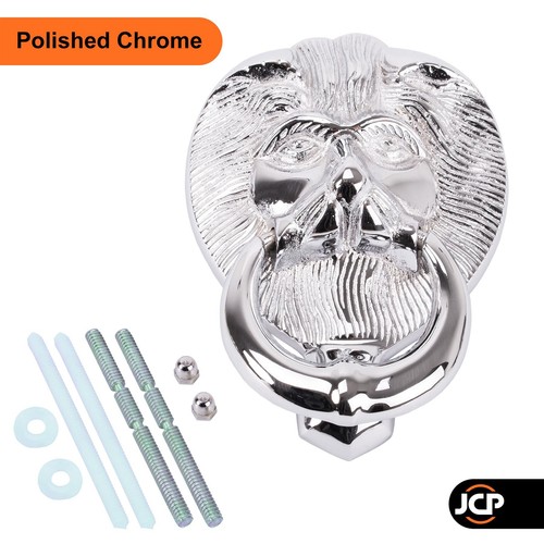 Lion head door knocker - lion,