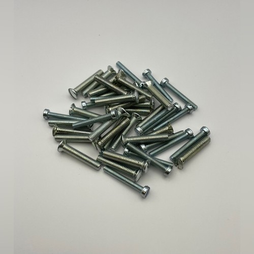 2ba slotted machine screws bzp - machine,