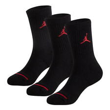 NIKE AIR JORDAN 3 PAIRS OF CREW SOCKS SPORTS SOCKS SIZES 5 INFANTS - 2 JUNIOR