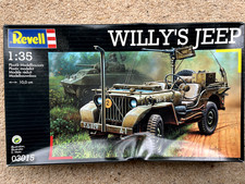 REVELL Willys JEEP Kit WW2 no. 03015 Set OVP Lot US ARMY Car 80 90 Box