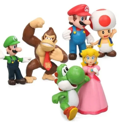 6pcs set super - 6pcs/set, mario