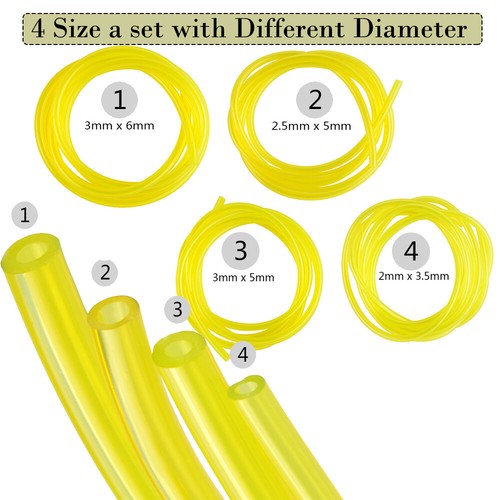4pcs petrol fuel pipe line - 4pcs,