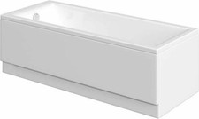 Bathroom Modern  White Acrylic Front Bath Panel 1700mm X 520mm PO341