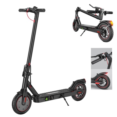 Electric scooter with seat - with,