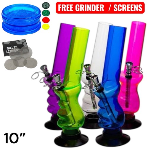 Acrylic mini bong - bong, water