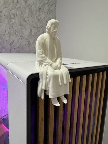 Jesus christ sitting statuette - sitting,