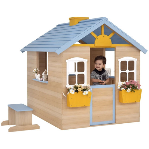Wooden playhouse wendy house - playhouse,