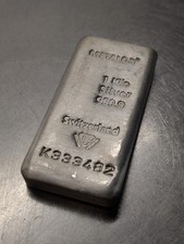 1kg Metalor 999 Silver Bullion Bar LBMA Certified w/ Authenticity Certificate