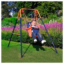 Hedstrom - Folding Toddler Swing Strong Steel Frame Swing Set