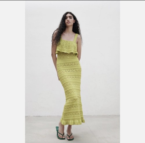Bnwt zara long knit crochet - bnwt,