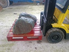  2 Large Granite Garden Rocks