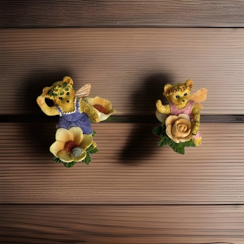 Vintage fairy bear rose - vintage,