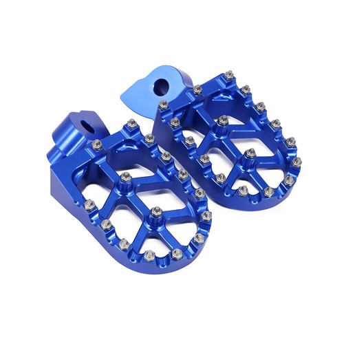 Blue wide footpegs - blue,