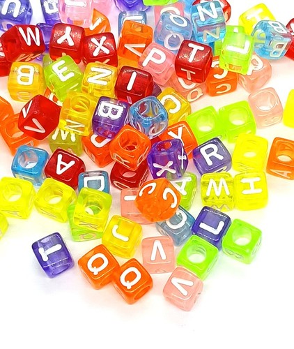 100pcs 6mm cube acrylic - 100pcs,