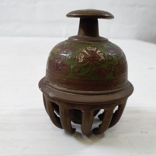 Vintage brass claw bell - vintage,