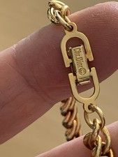 Chris Dior Gold Tone Rope