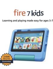 Amazon Fire 7 Kids Tablet  7 inch Display Ages 3–7 32GB GB Blue latest