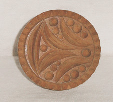Antique Wood Butter Mold/Stamp