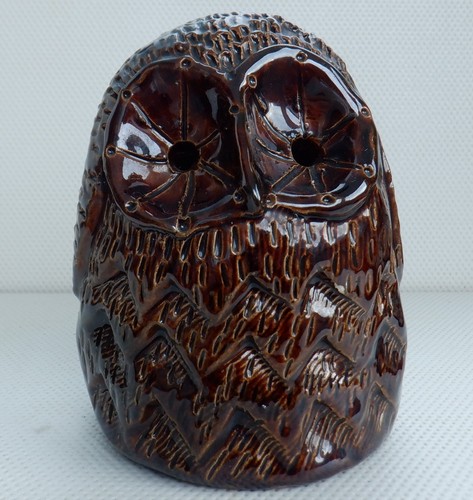 Vintage ceramic pottery - pottery, owl
