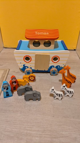 Wooden noah ark - noah's, with