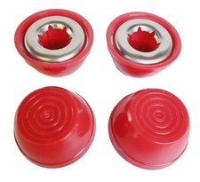 Hub Cap 1/2" Red for Steel &