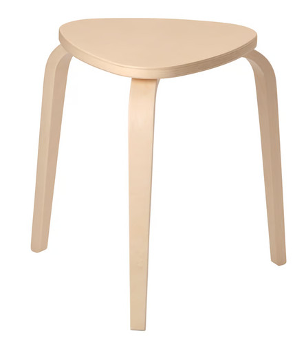 Ikea kyrre stool birch round - kyrre,
