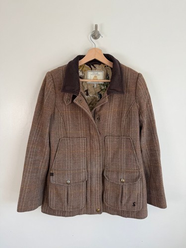 Joules tweed jacket - size, uk