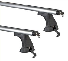 Roof Bars M0KO Aero 120cm (Pair Of) For Volkswagen Passat B6 Saloon (04-14) 